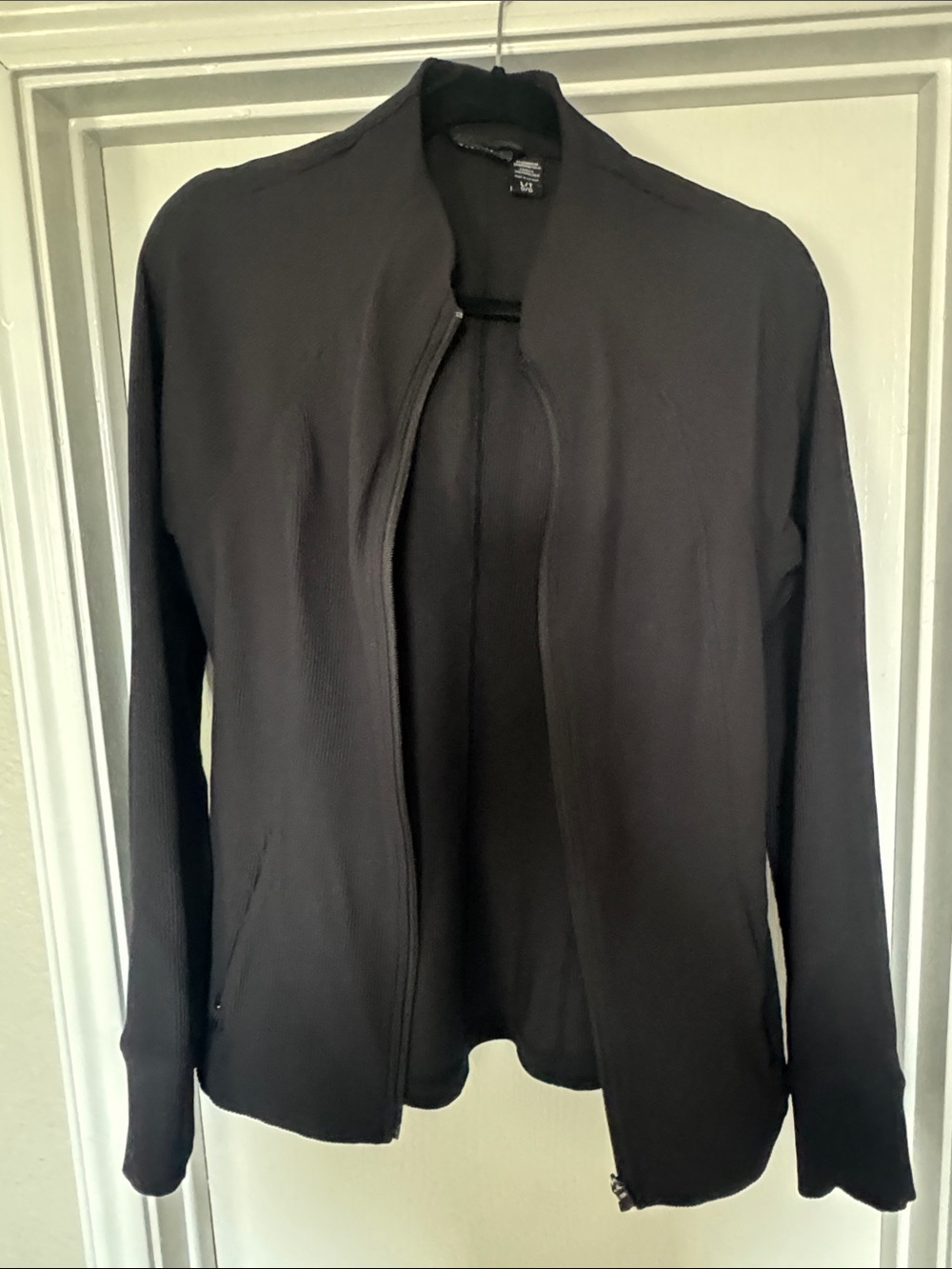 Athleta White Salutation Ribbed Jacket III